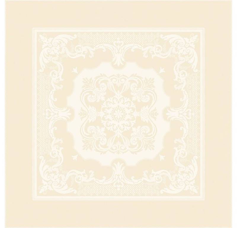 Garnier Thiebaut Stoffserviette Servietten (4x Set) Beauregard Ivoire 55x55 cm, (4 St) von Garnier Thiebaut