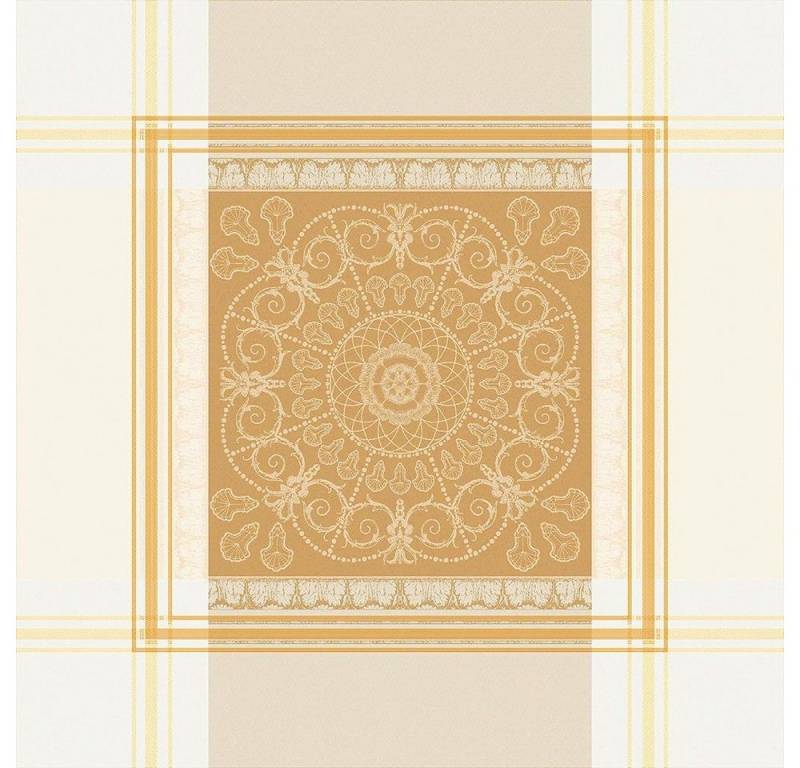 Garnier Thiebaut Stoffserviette Servietten (4x Set) Galerie Royale Reflets d´or 54x54 cm, (4 St) von Garnier Thiebaut