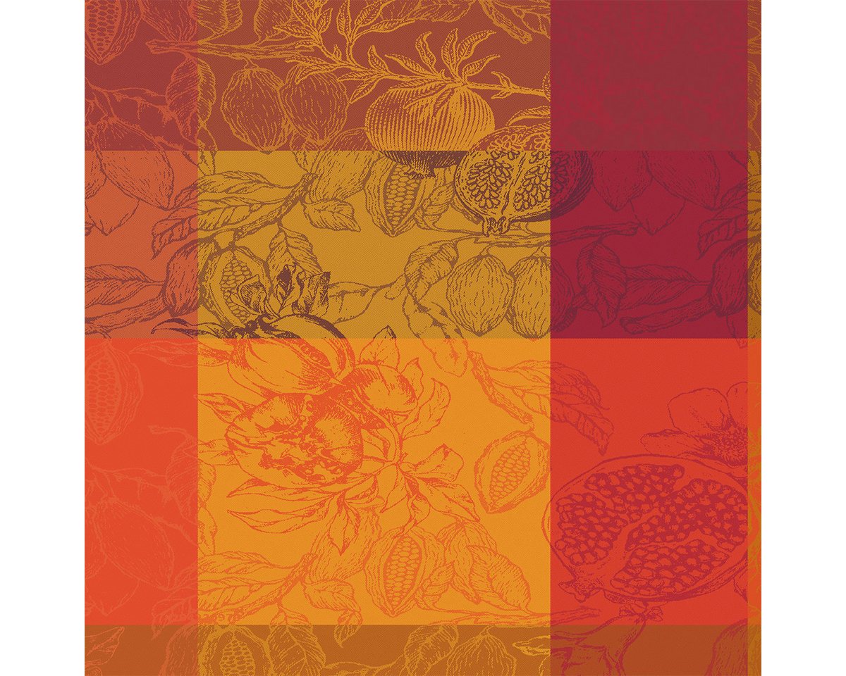 Garnier Thiebaut Stoffserviette Servietten (4x Set) Mille Senteurs Epices 48x48 cm, (4 St) von Garnier Thiebaut