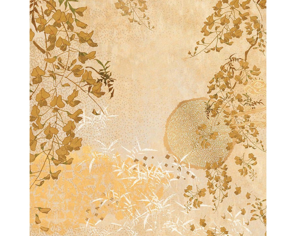 Garnier Thiebaut Stoffserviette Servietten (4x Set) Soleil d´or Doré 45x45 cm, (4 St) von Garnier Thiebaut