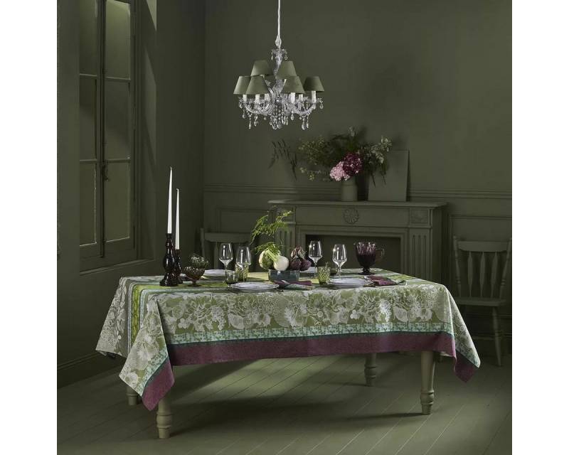 Garnier Thiebaut Tischdecke Garnier Thiebaut Mille Botanique Mousse - Baumwolle von Garnier Thiebaut