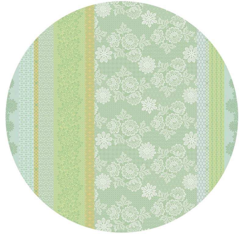 Garnier Thiebaut Tischdecke Garnier Thiebaut Tischdecke Mille Lace Amande, beschichtet von Garnier Thiebaut