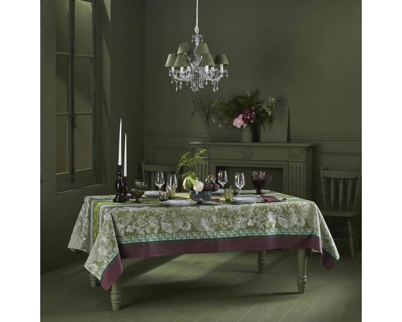 Garnier Thiebaut Tischdecke Garnier-Thiebaut Tischwäschekollektion Mille Botanique, jacquard-gewebt von Garnier Thiebaut