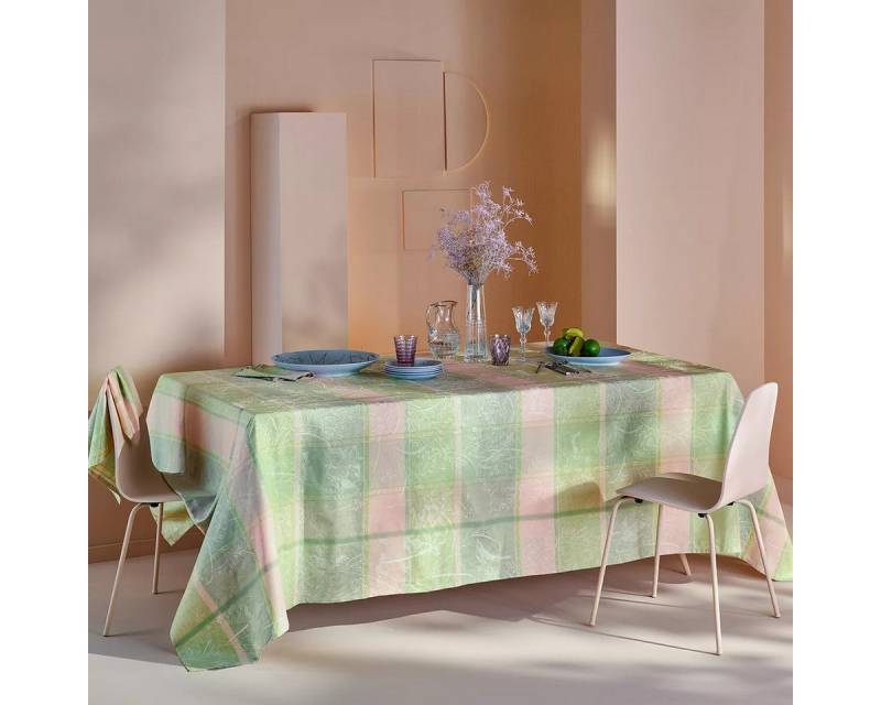 Garnier Thiebaut Tischdecke Mille Printemps Eclosion - Baumwolle von Garnier Thiebaut