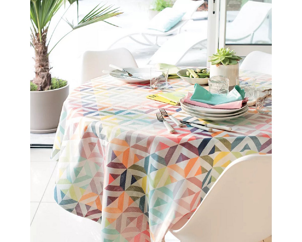 Garnier Thiebaut Tischdecke Mille Twist Pastel - Baumwolle von Garnier Thiebaut