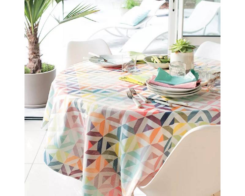 Garnier Thiebaut Tischdecke Mille Twist Pastel - Baumwolle von Garnier Thiebaut