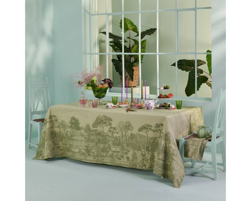 Garnier Thiebaut Tischdecke Garnier-Thiebaut Tischwäschekollektion Jardin Spirituel, jacquard-gewebt von Garnier Thiebaut
