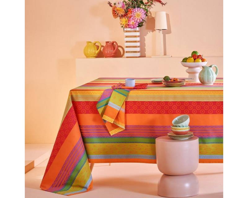 Garnier Thiebaut Tischdecke Garnier-Thiebaut Tischwäschekollektion Mille Broderies, jacquard-gewebt von Garnier Thiebaut