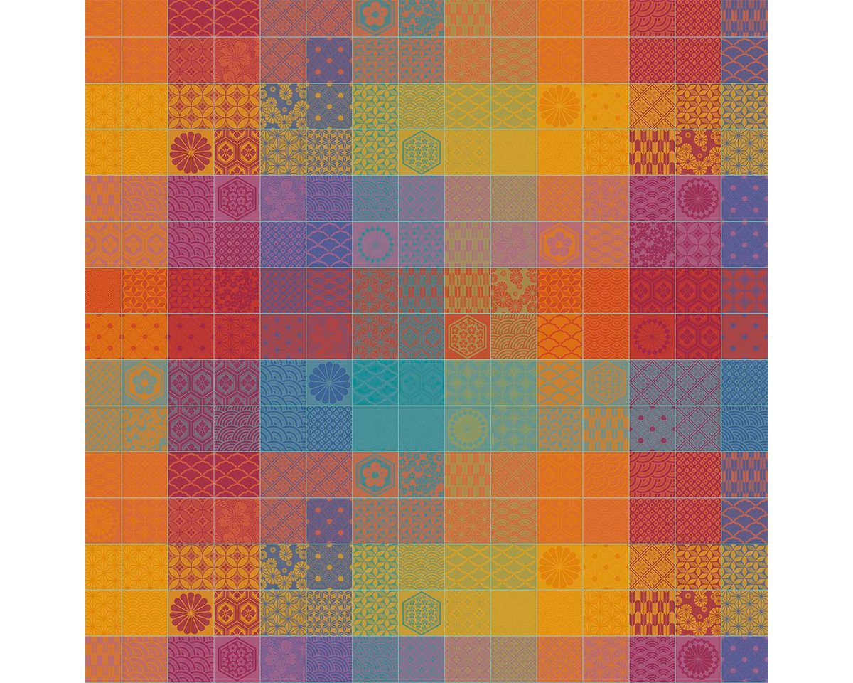 Garnier Thiebaut Tischdecke Tischdecke Mille Hana Floralies 115x115 cm, jacquard-gewebt Garnier Thiebaut Tischdecke Tischdecke Mille Hana Floralies 115x115 cm, jacquard-gewebt von Garnier Thiebaut