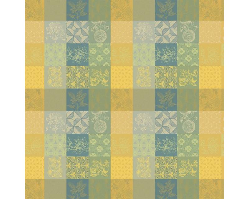 Garnier Thiebaut Tischdecke Tischdecke Mille Parfums Limoni 115x115 cm, jacquard-gewebt von Garnier Thiebaut