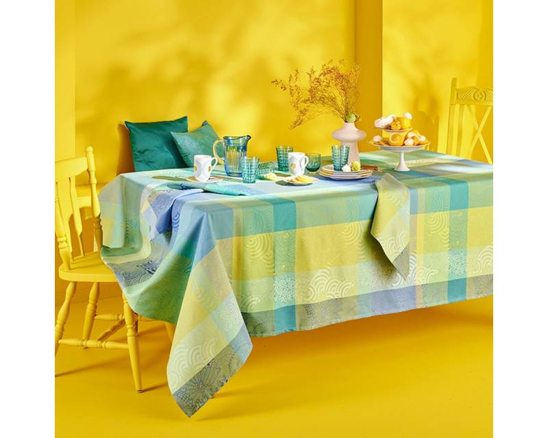 Garnier Thiebaut Tischdecke Garnier-Thiebaut Tischwäschekollektion Mille Rainures, jacquard-gewebt von Garnier Thiebaut