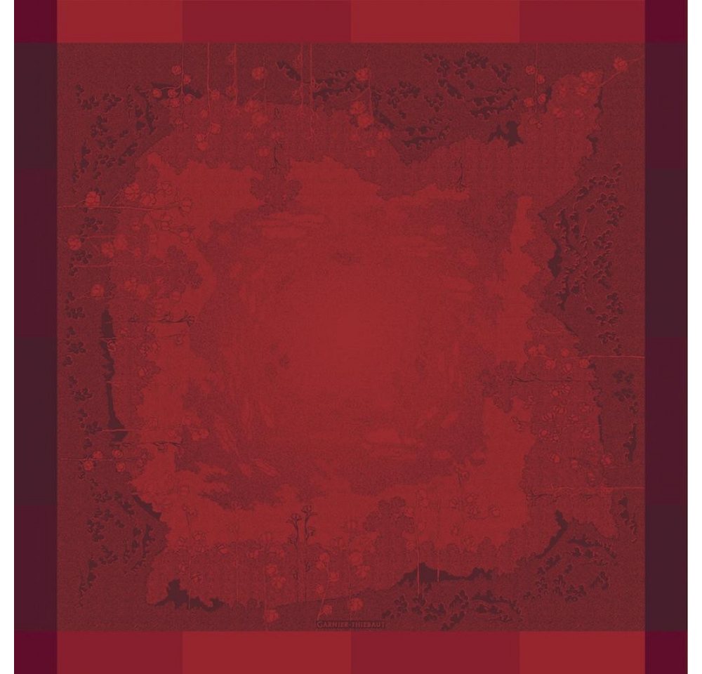 Garnier Thiebaut Tischdecke Tischdecke PAYSAGE SCARLET 115 x 115 cm Garnier Thiebaut Tischdecke Tischdecke PAYSAGE SCARLET 115 x 115 cm von Garnier Thiebaut