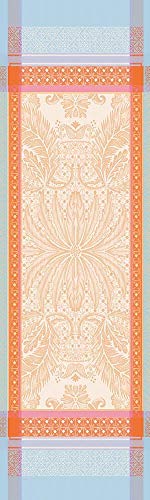 Garnier Thiebaut Tischlaeufer Isaphire Iridescent 54X149 cm 100% Baumwolle von Garnier