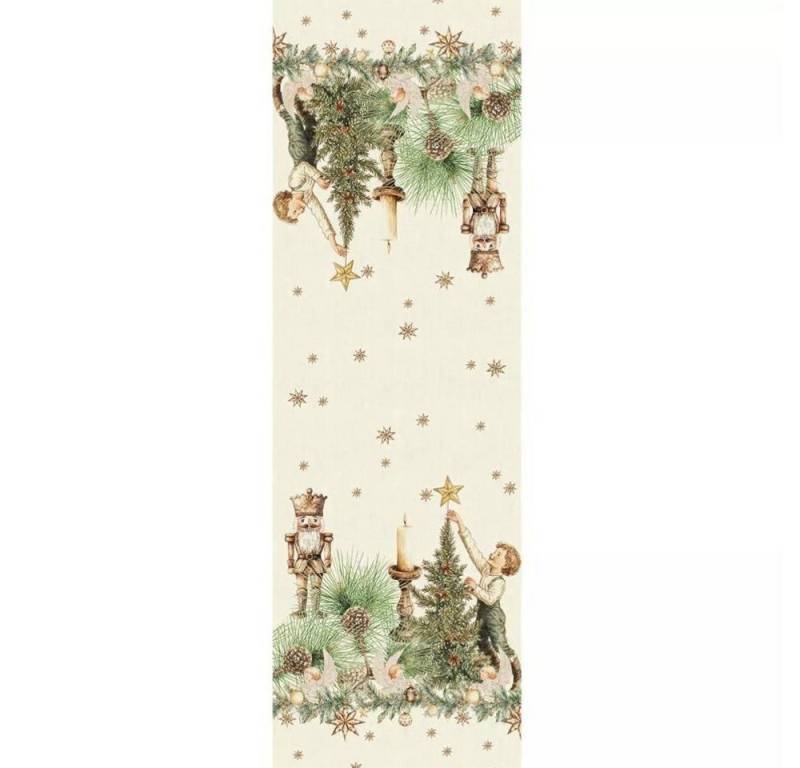 Garnier Thiebaut Tischläufer Noel vintage Dore 50 x 155 cm Garnier Thiebaut Tischläufer Noel vintage Dore 50 x 155 cm von Garnier Thiebaut