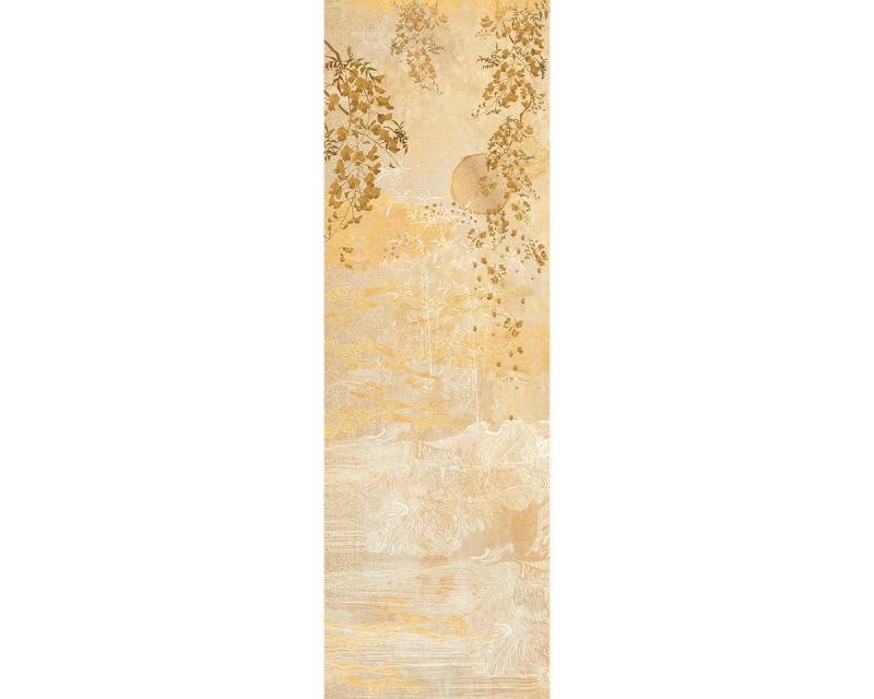 Garnier Thiebaut Tischläufer Tischläufer Soleil d´or Doré 50x155 cm, bedruckt von Garnier Thiebaut