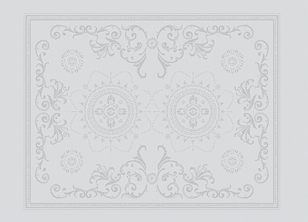 Garnier Thiebaut Platzset Tischsets (2x Set) Eloise Diamant 39x54 cm, (Set, 2-St), fleckabweisend von Garnier Thiebaut