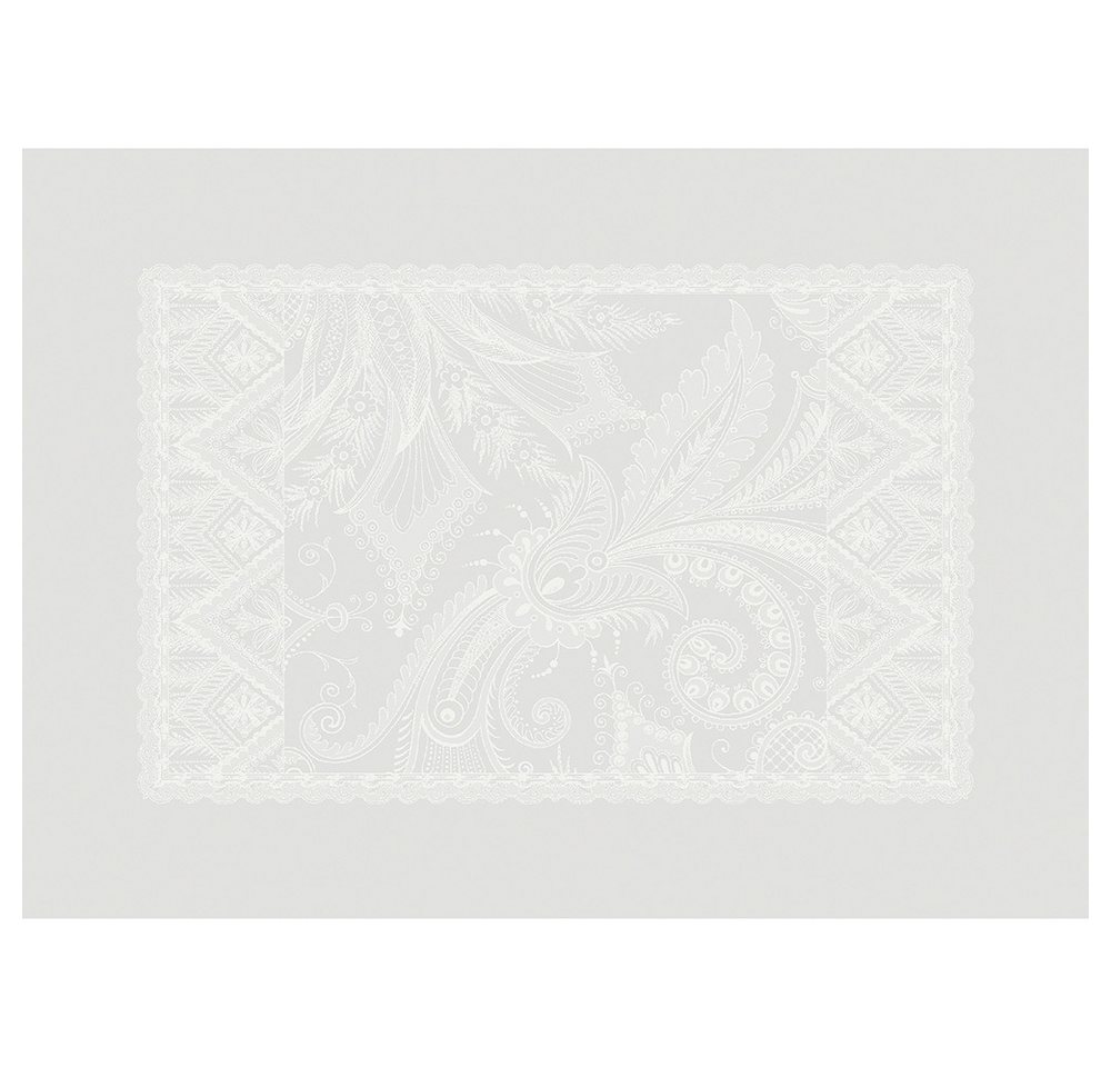 Platzset, Tischsets (2x Set) Grace Perle 39x54 cm, Garnier Thiebaut, (Set, 2-St), fleckabweisend von Garnier Thiebaut