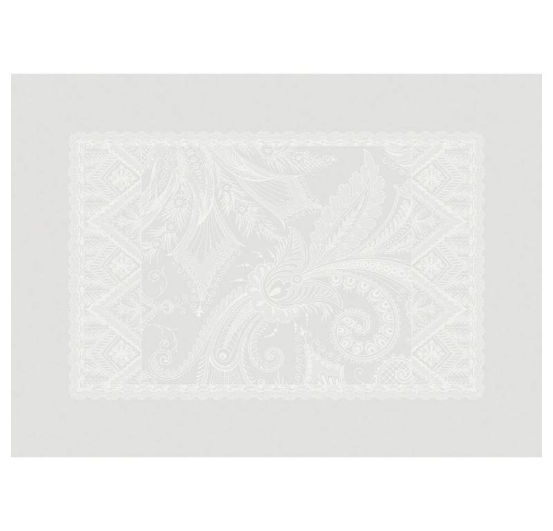 Garnier Thiebaut Platzset Tischsets (2x Set) Grace Perle 39x54 cm, (Set, 2-St), fleckabweisend von Garnier Thiebaut
