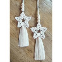 Makramee Stern, Wandbehang, Weihnachten, Weihnachtsdeko, Stern Fenster, Mit Perlen, Weihnachtsstern, Dekoration Makramee Stern, Wandbehang, Weihnachten, Weihnachtsdeko, Stern Fenster, Mit Perlen, Weihnachtsstern, Dekoration von GarnliebeAllgaeu
