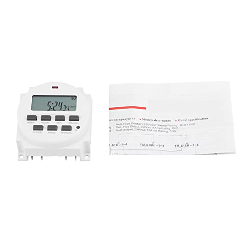 12 V Timer - Elektrische Digital LCD Programmierbare Zeitschaltuhr - Intelligente Steuerschalter für Straßenlaterne, Neonlampe, Werbung, Zeichenlampe 12 V Timer - Elektrische Digital LCD Programmierbare Zeitschaltuhr - Intelligente Steuerschalter für Straßenlaterne, Neonlampe, Werbung, Zeichenlampe von Garosa