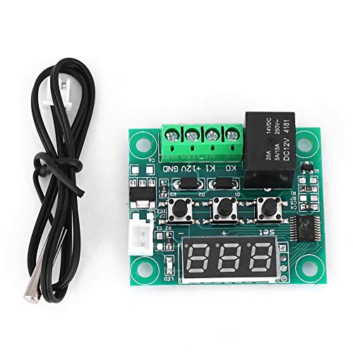 2 Stücke W1209 DC 12 V Digitale Temperaturregler Board Modul Schalter Mikrothermostat-50-110 ° C Elektronische Thermometer mit Wasserdichtem Sensor Sonde von Garosa