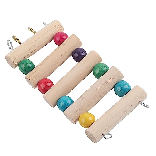 3 Größen Haustier Hängenden Holz Leiter Hamster Treppen Hängebrücke Schaukel Käfig Dekoration Spielzeug für Vogel Hamster Nagetier(S) von Garosa