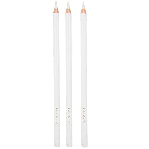 Garosa 3Pcs Weißer Highlight Malstift, Sketch Markieren Sie Sketch Pencil Painting zum Zeichnen, Skizzieren, Schattieren von Garosa