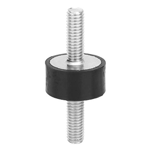 4 stücke M6 Anti-Vibration Gummi Isolator Halterungen mit 2 Gewindebolzen Stoßdämpfer Doppelenden Schraube Vibrationsdämpfung Halterungen Silent Block Dämpfer Auto Bootspulen(VV20*10 M6*18) von Garosa