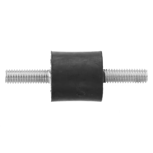 4 stücke M6 Anti-Vibration Gummi Isolator Halterungen mit 2 Gewindebolzen Stoßdämpfer Doppelenden Schraube Vibrationsdämpfung Halterungen Silent Block Dämpfer Auto Bootspulen(VV20*20 M6*18) von Garosa