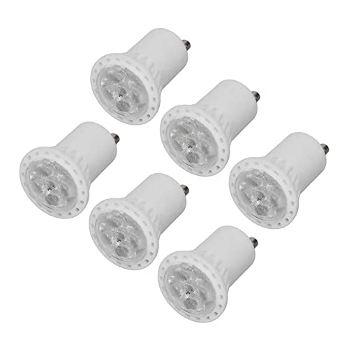 6 Stück LED MR11 Glühbirnen Dimmbar GU10 Keramik Energiesparend 4W 360LM Kein 120 Grad Abstrahlwinkel GU10 Halter Home Lighting Tool AC 220V Warmes Licht von Garosa