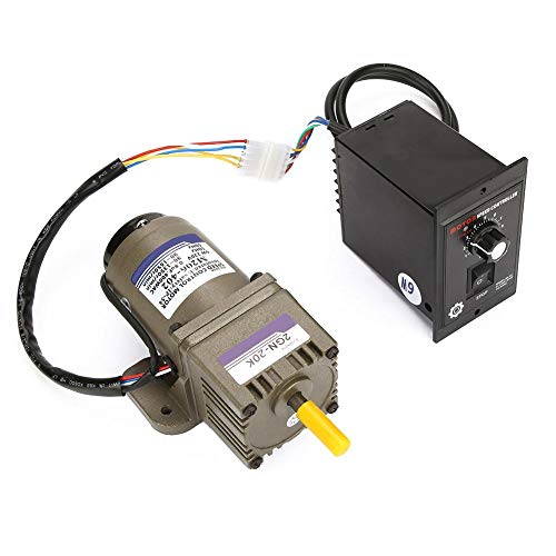 AC 220V 6W Einphasen-Asynchrongetriebemotor Verzögerung Einstellbarer Drehzahlminderungsmotor Stufenlose Drehzahl Umkehrdrehzahlmotor(20K) von Garosa