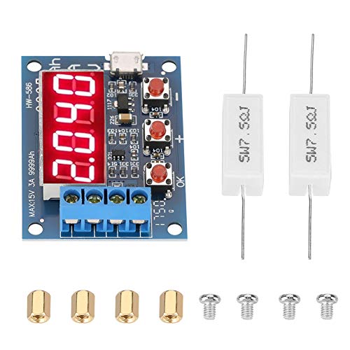 Batteriekapazitäts-Entladungstester 1.5V-12V Batteriekapazitäts-Meter-Entladungstester-Analysator mit LED-Anzeige von Garosa