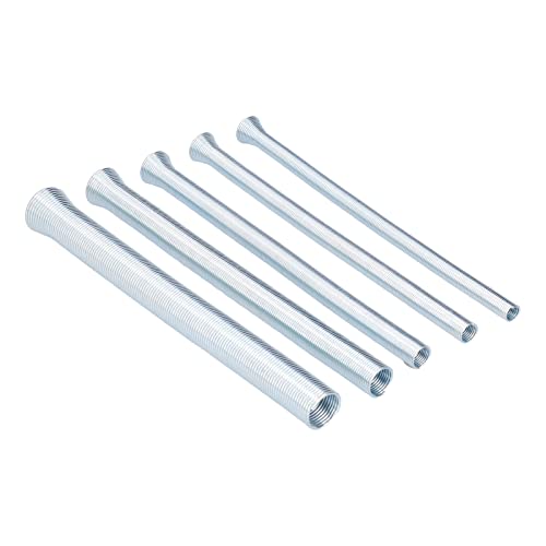 Kupferrohrbieger Metallrohrbiegeschutz Zubehör für Kupfer Aluminiumrohre Biegen von Kupfer Super Elastic Spring Tube Bender Set Klimaanlage von Garosa