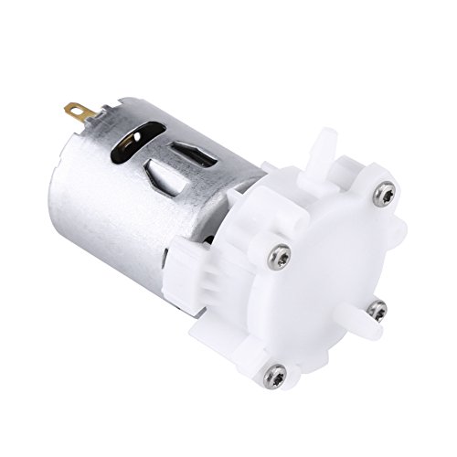 DC 3-12V Mini Selbstansaugende Zahnradpumpe DIY Kleine Wasserpumpe Minipumpe Aquarium Werkzeug mit RS-360SH Motor Wasser Luftpumpe Micro Kleines Ölpumpenwerkzeug Motorpumpe selbstansaugende kleine von Garosa