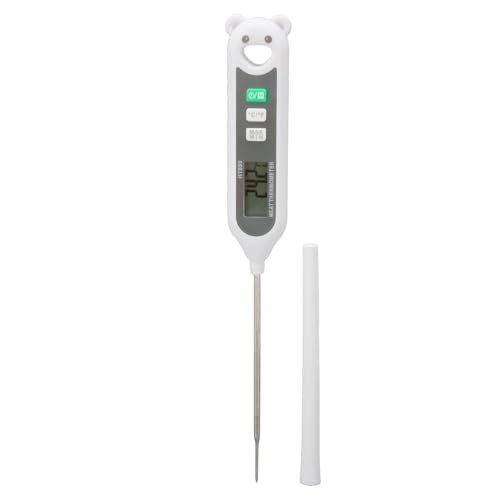 Digitales Fleischthermometer, Schnelles Lesensonde -Thermometer für Küchenkochen Grill, Großer LCD -Bildschirm, ABS -Schale, mit Innerem Magnet, Hängendes Loch, Geeignet für den von Garosa