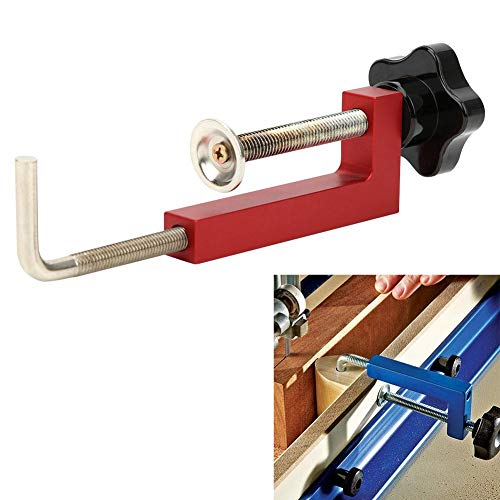 G-Klemme für Holzbearbeitung Einstellbare feste Klemmen Universal Zaunclip Allgemeine Klemme G Manuelles Werkzeug - Klemmbereich 2,76-5,91 Zoll (Rot,) von Garosa