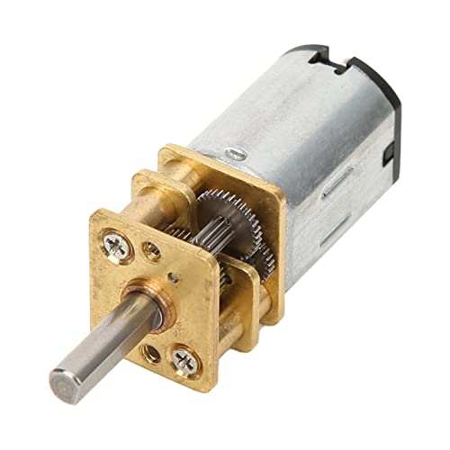 GA12-N20 DC 3V Getriebemotor Geräuscharmes Getriebe mit hoher Torsionsreduzierung 15-1000 U/min mit Metallgetriebe Miniatur Elektrische Getriebe für DIY RC Spielzeug(50RPM) von Garosa