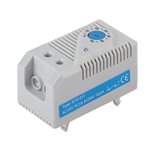 0-60 Thermostatschalter Kunststoff und Elektronik Einstellbare elektrische Komponente Digital Mechanische Temperaturregler Schalter Neu(Blue Button) von Garosa
