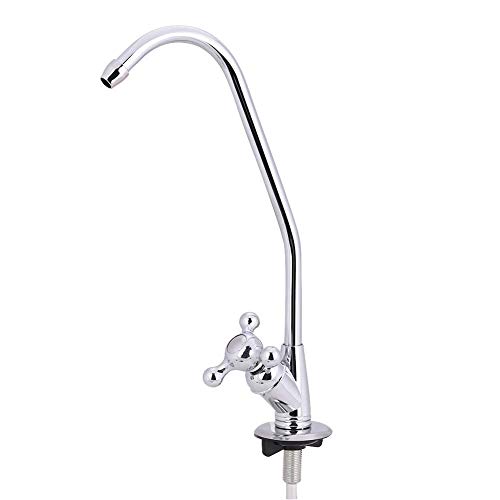 1/4'' Zinklegierung Wasserhahn Umkehrosmose RO Trinkwasserfilter Moderne Einhebel 360° Rotation Küchenspüle Waschbecken von Garosa