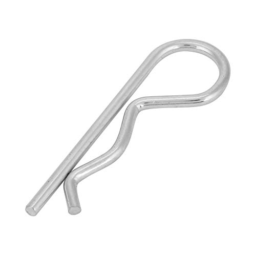 10 Stücke Federstecker Hohe Qualität Zink B Typ Splint Traktor Pin Clips Verschluß Sortiment Anhängevorrichtung Sicherungsklammer einfach Federstecker Sicherungsring Rasenmäher Befestigung(3x60mm) von Garosa