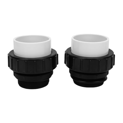 Garosa 2 Zoll PVC Poolpumpenanschluss Hochtemperaturgewerkschaftsanpassung mit Handgezogenem Design für Spa- und Schwimmbadpumpen Einfache Installation und Haltbares PVC -Material Garosa 2 Zoll PVC Poolpumpenanschluss Hochtemperaturgewerkschaftsanpassung mit Handgezogenem Design für Spa- und Schwimmbadpumpen Einfache Installation und Haltbares PVC -Material von Garosa