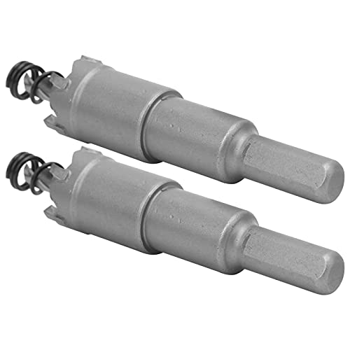 Garosa 2Sets Hardlegierungsloch -Sägen -Cutter TCT Bohrer für die Öffnung von Stahlplatten mit Hoher Effizienz Industriewerkzeuge (Φ22mm) von Garosa
