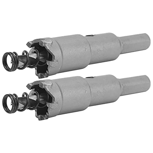 Garosa 2Sets Hardlegierungsloch -Sägen -Cutter TCT Bohrer für die Öffnung von Stahlplatten mit Hoher Effizienz Industriewerkzeuge (Ø23mm) von Garosa