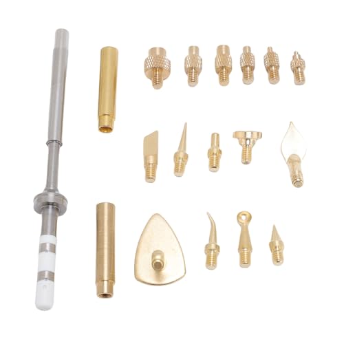 Garosa 3D -Druckzubehör -Wärme -Set -Einsatz -Werkzeug -Kit -Messing -Trimmkopf für ABS -PLA -Nylonmodell mit TS100 Löten Eisenspitze Kompatibel von Garosa