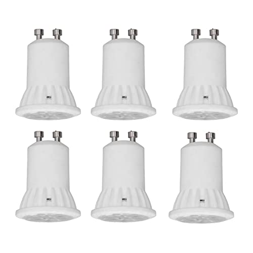 Garosa 6 Stück LED MR11 Glühbirnen Dimmbar GU10 Keramik Energiesparend 4W 360LM Kein 120 Grad Abstrahlwinkel GU10 Halter Home Lighting Tool AC 220V Weißes Licht von Garosa