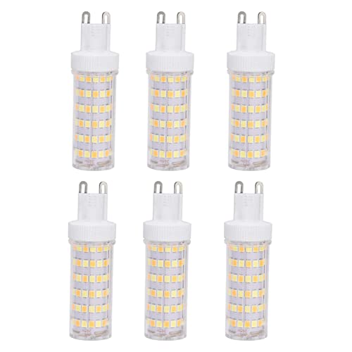 6Pcs 85-265V 12W 360 Grad Wärmeableitung G9 104LED Birne Kronleuchter Deckenleuchte Birnen für Home Office Restaurant,Beleuchtungszubehör von Garosa