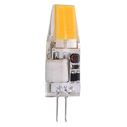 Garosa AC/DC 12V 5W 600LM G4 LED COB Birne Kein Flackern LED Birne Plug And Play für Kronleuchter Deckenleuchte Wandleuchte Tischleuchte(Kaltes Weiß),Beleuchtungszubehör von Garosa