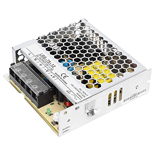 Garosa Berm 75W LED -Schalter Stromversorgungstransformator Treiber Medium Niedrige Spannung für LED Light Strip Medizinische Geräte DC Motor Industrial Computer Project (LRS-75-24) von Garosa