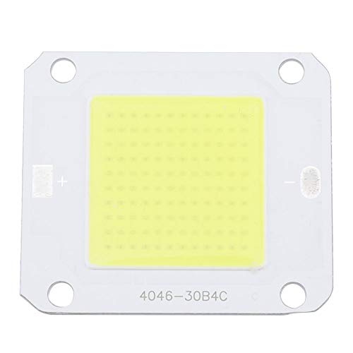 Garosa COB-LED-Panel, 50 W DC12 V Projektionslichtquelle LED-COB-Chip-Lampenperlen LED-integrierte Chip-Lichtpanel-Birnen-Flutlampe(Kaltweißes Licht 6500K) von Garosa