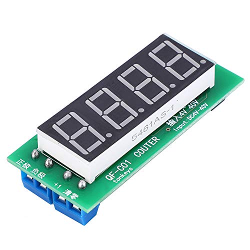 Garosa DC4-40V QF-C04 Zählermodul, 4-stellige Digitalanzeige, 0-9999 Zählbereich mit Speicherfunktion Garosa DC4-40V QF-C04 Zählermodul, 4-stellige Digitalanzeige, 0-9999 Zählbereich mit Speicherfunktion von Garosa